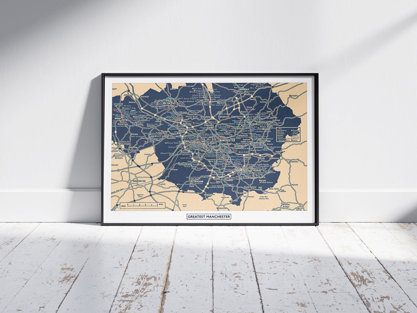 THE 'GREATEST' MANCHESTER BLUEPRINT MAP
