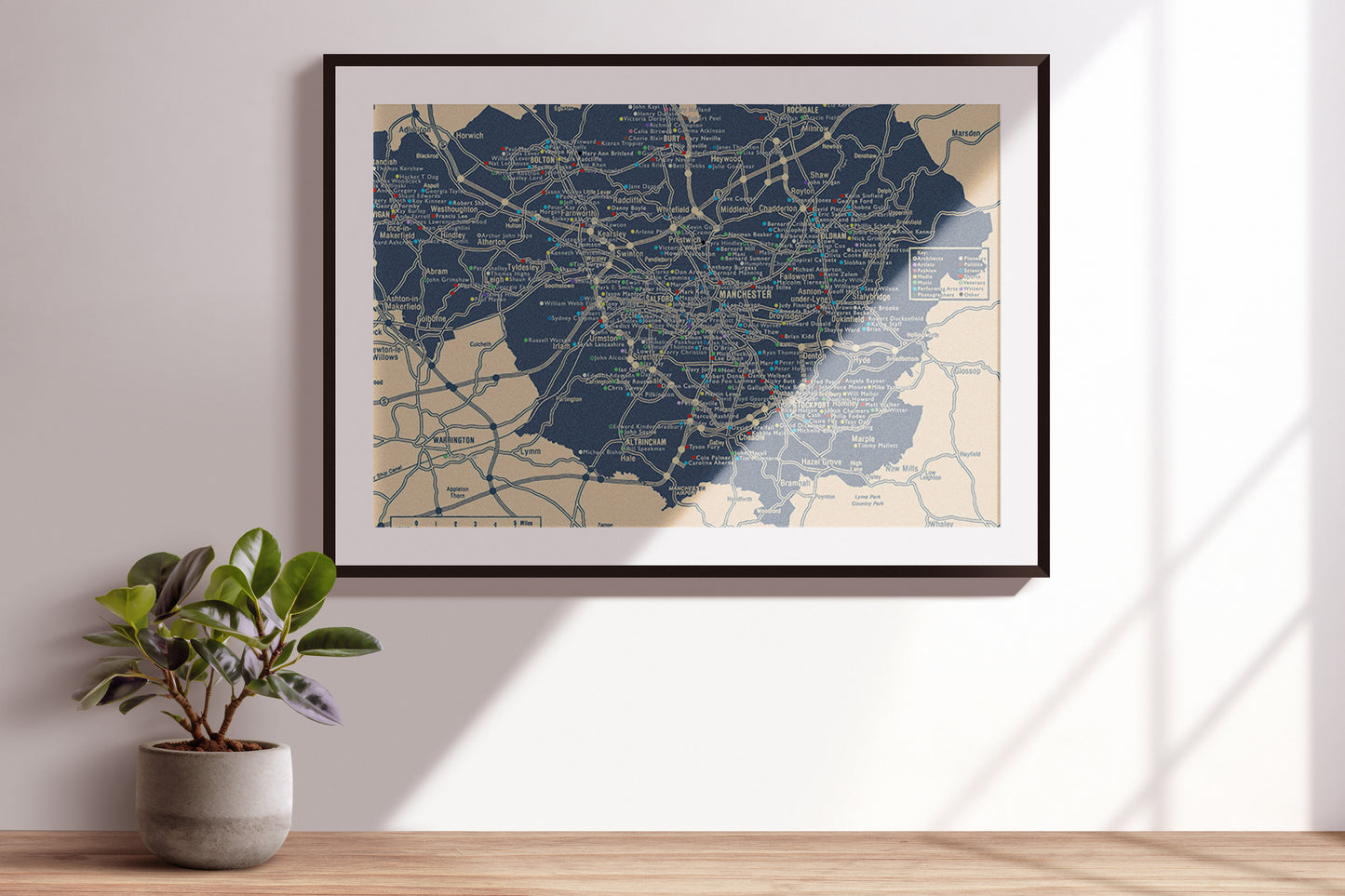 THE 'GREATEST' MANCHESTER BLUEPRINT MAP