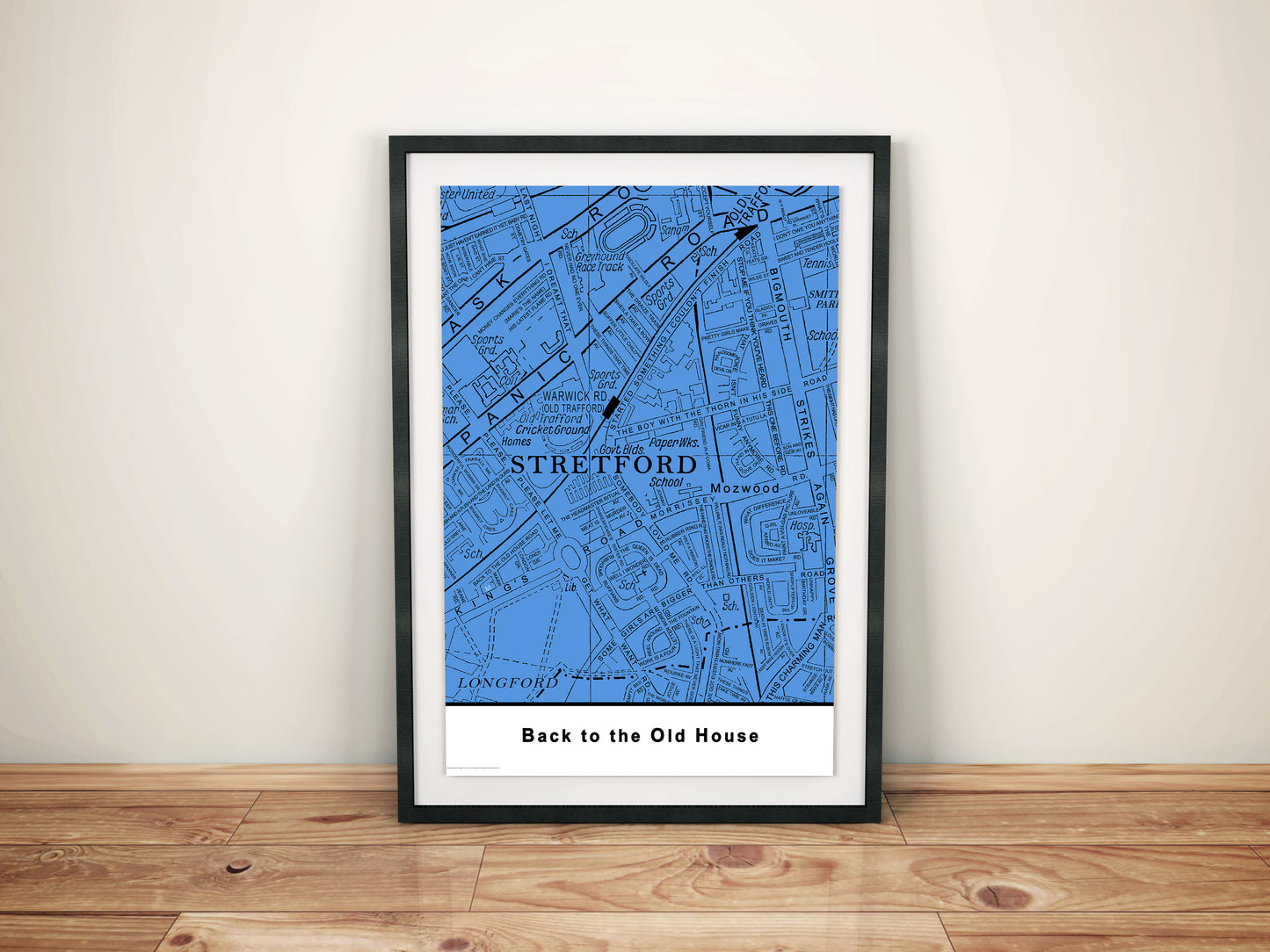 THE SMITHS 'BACK TO THE OLD HOUSE' MAP