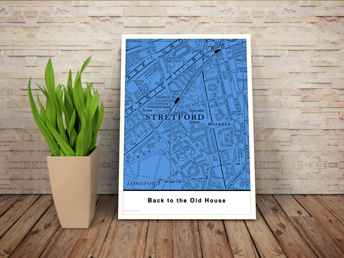 THE SMITHS 'BACK TO THE OLD HOUSE' MAP