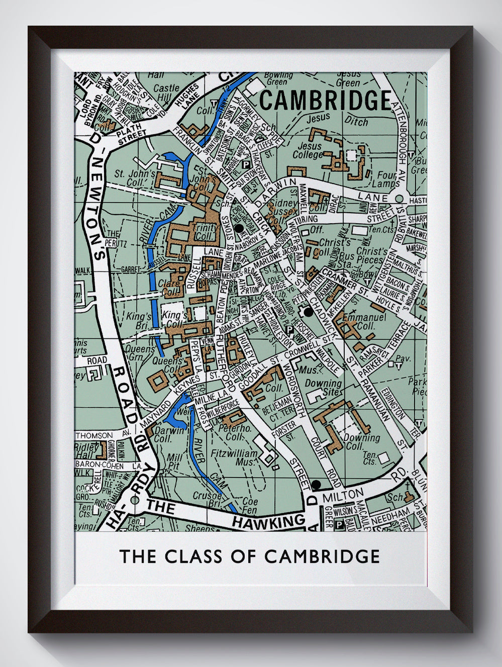 CAMBRIDGE UNIVERSITY 'GIANTS' ALUMNI MAP