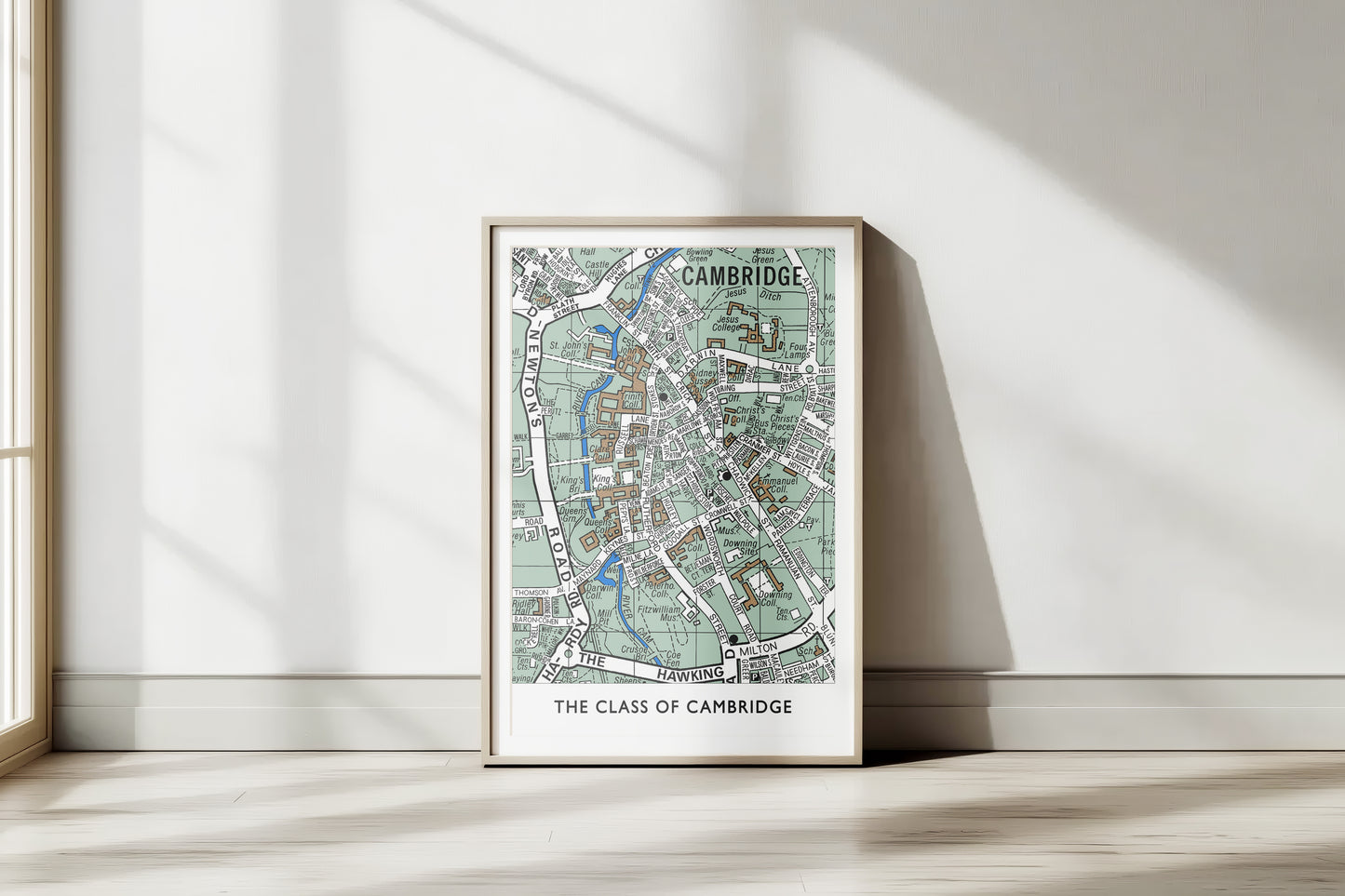 CAMBRIDGE UNIVERSITY 'GIANTS' ALUMNI MAP