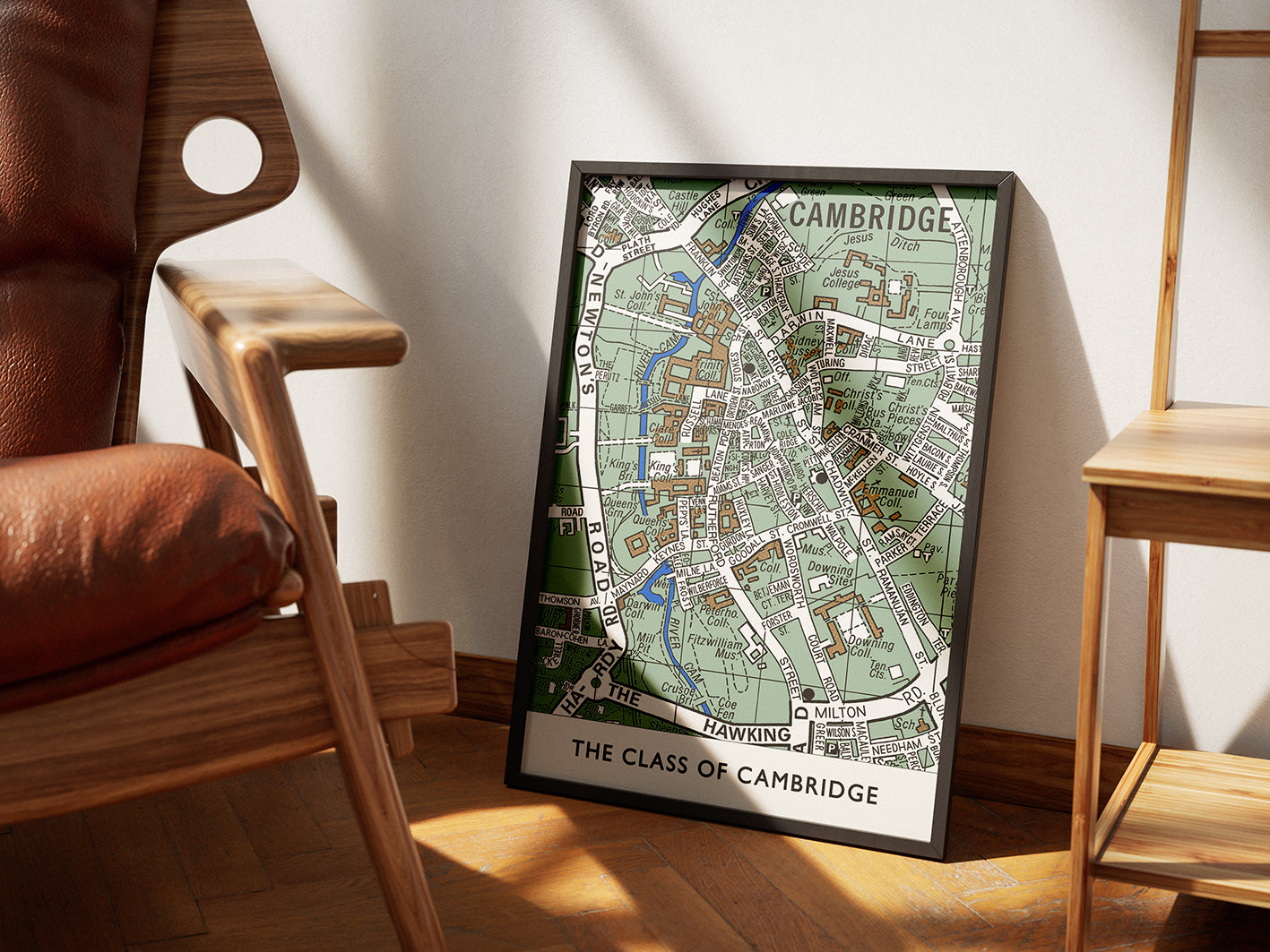 CAMBRIDGE UNIVERSITY 'GIANTS' ALUMNI MAP