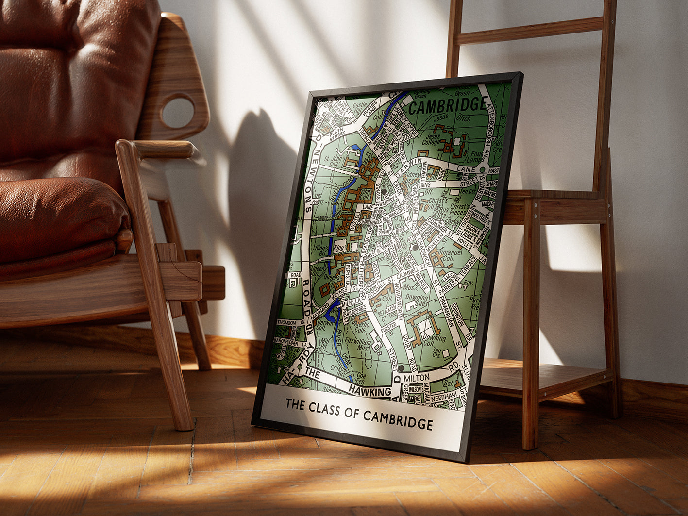 CAMBRIDGE UNIVERSITY 'GIANTS' ALUMNI MAP