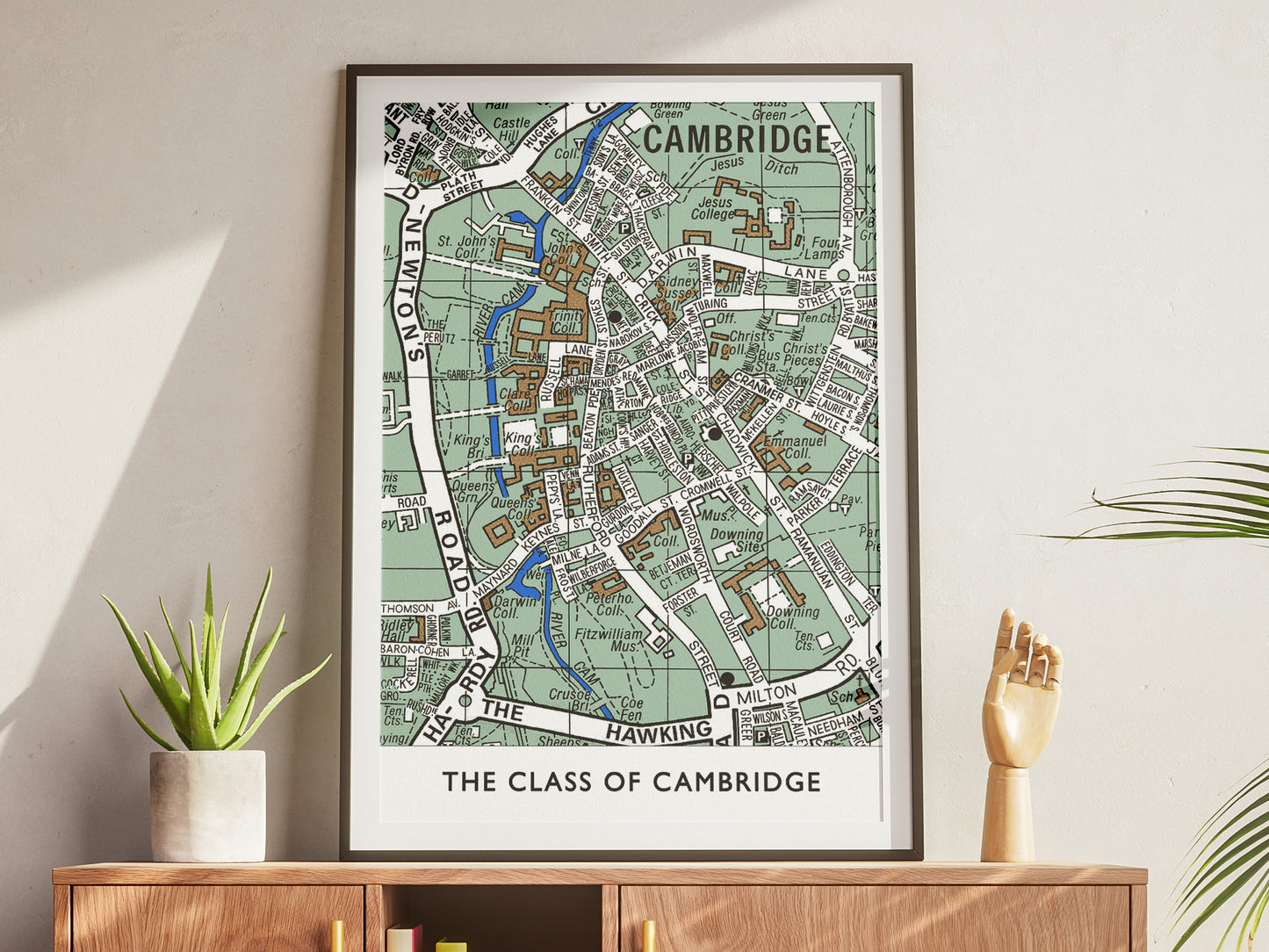 CAMBRIDGE UNIVERSITY 'GIANTS' ALUMNI MAP