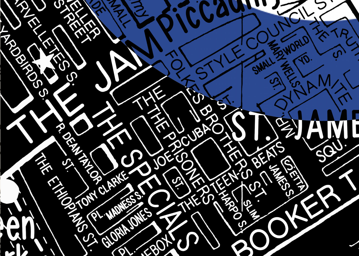 MODS 'IN THE CITY' LONDON MAP