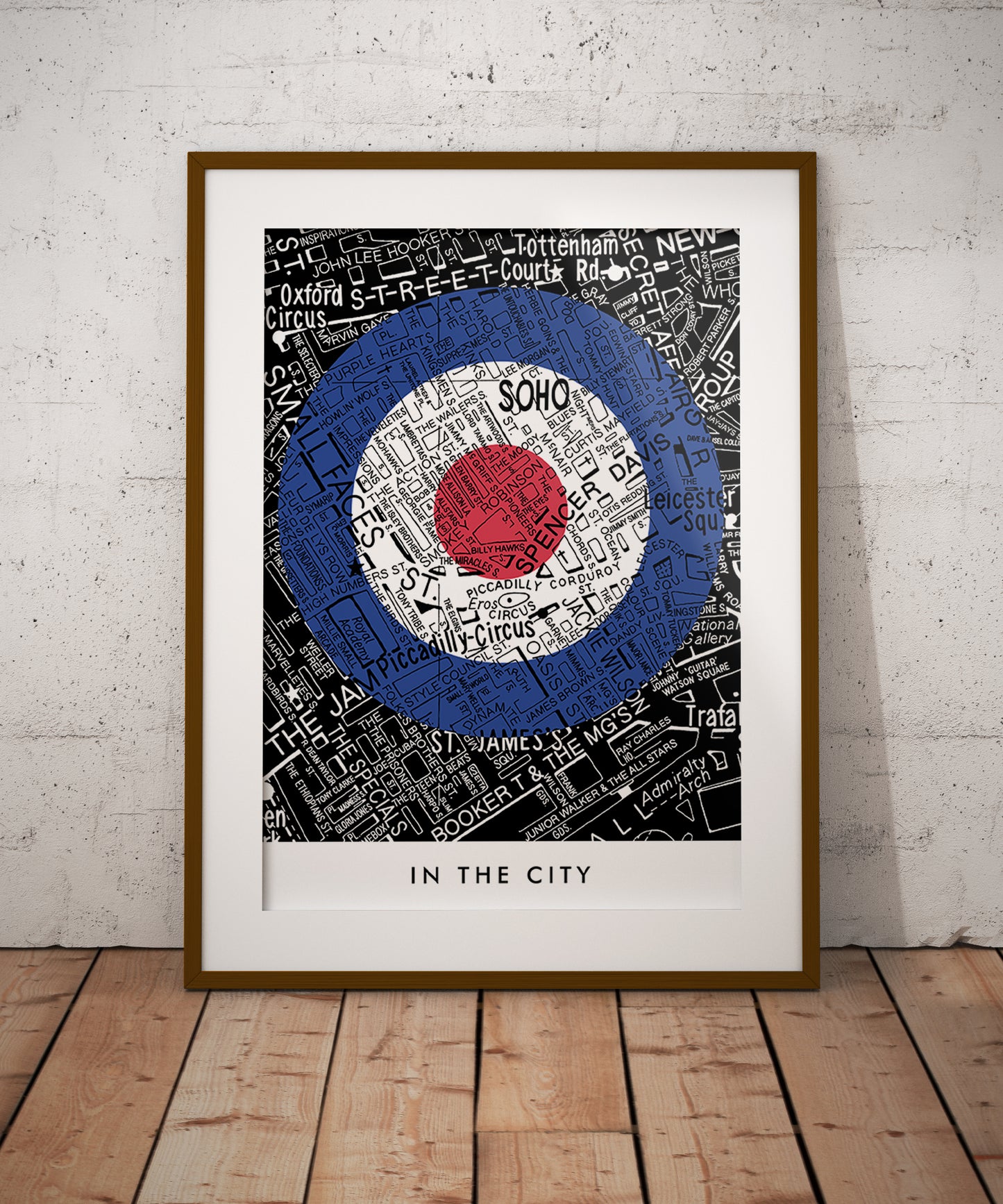 MODS 'IN THE CITY' LONDON MAP