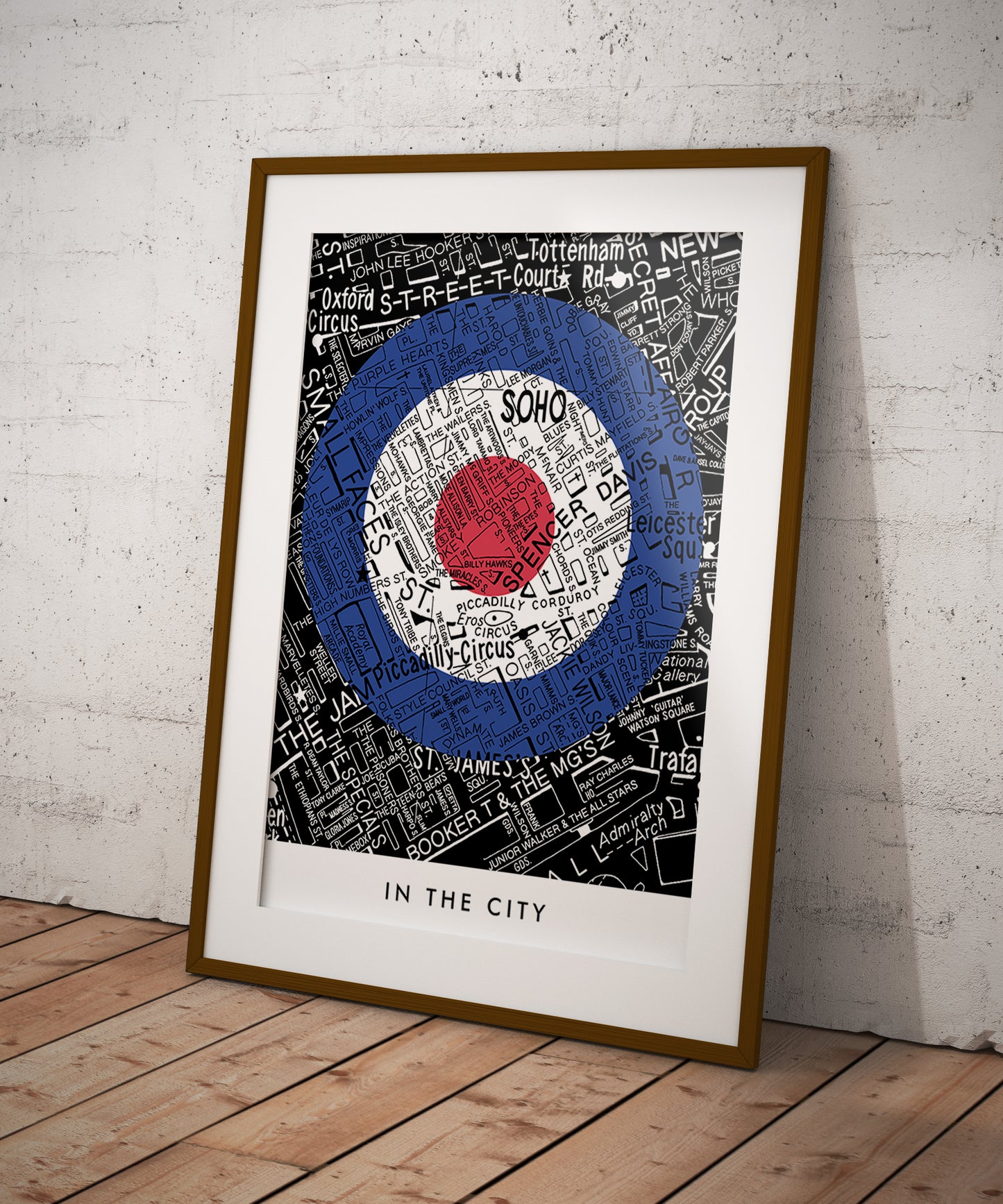 MODS 'IN THE CITY' LONDON MAP