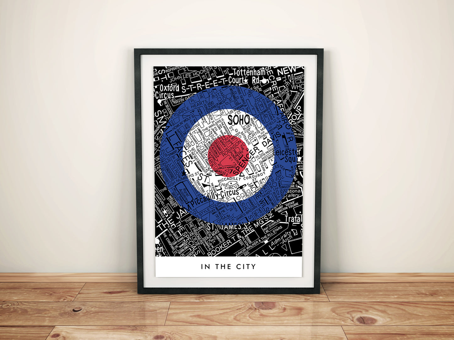 MODS 'IN THE CITY' LONDON MAP