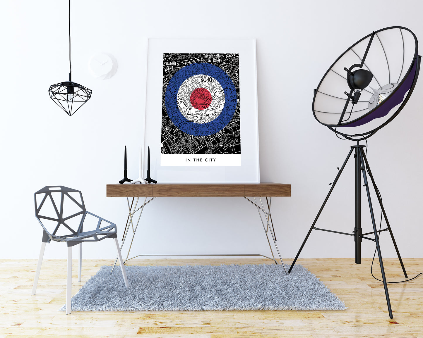 MODS 'IN THE CITY' LONDON MAP