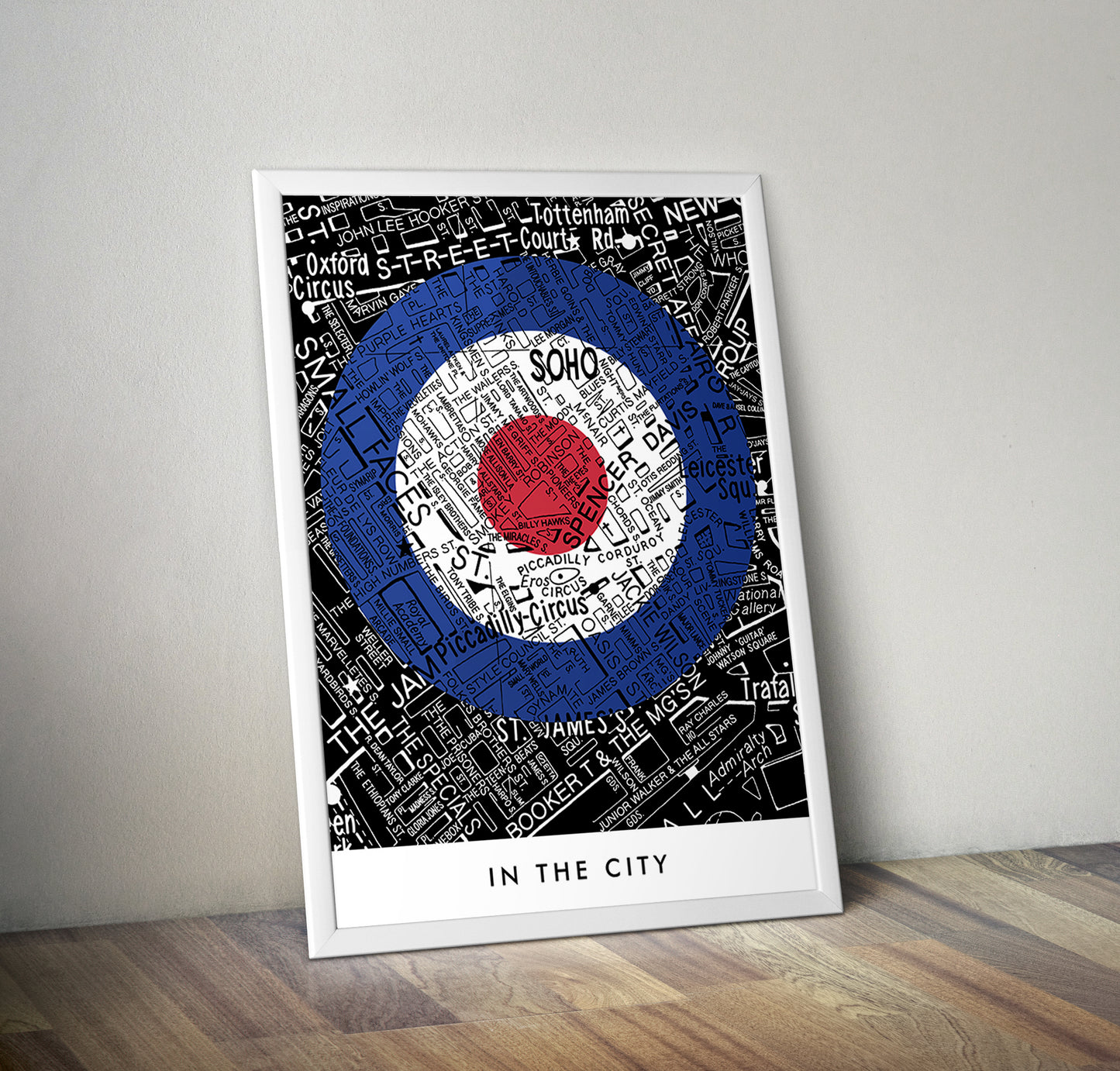 MODS 'IN THE CITY' LONDON MAP