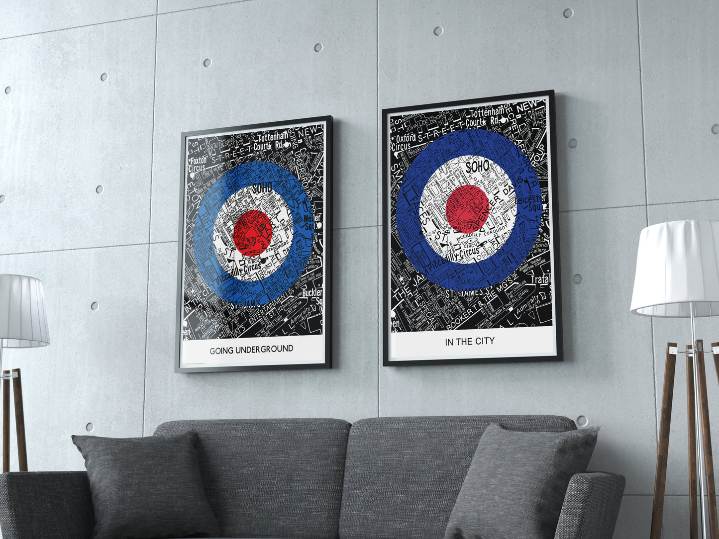 MODS 'IN THE CITY' LONDON MAP