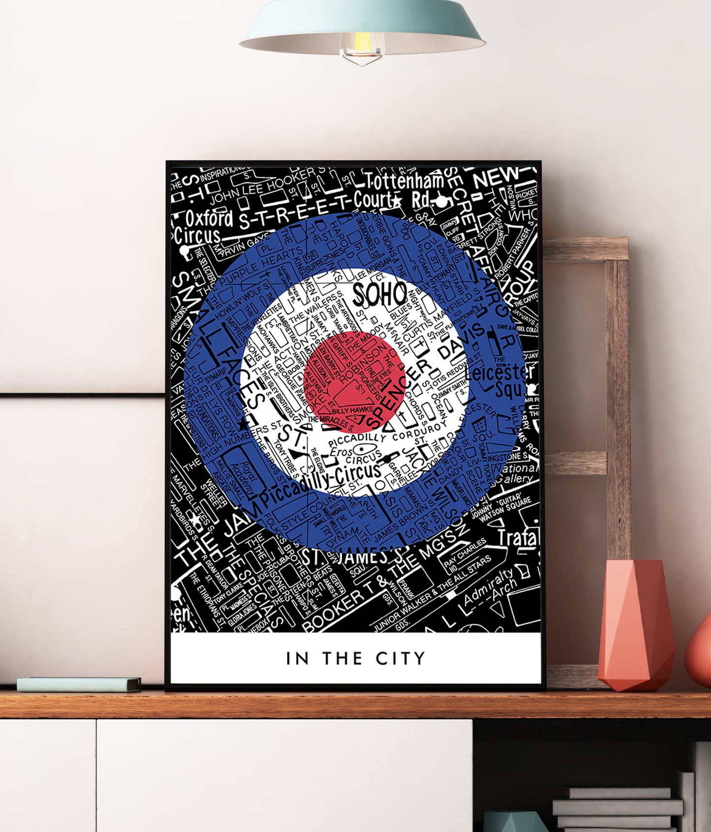 MODS 'IN THE CITY' LONDON MAP