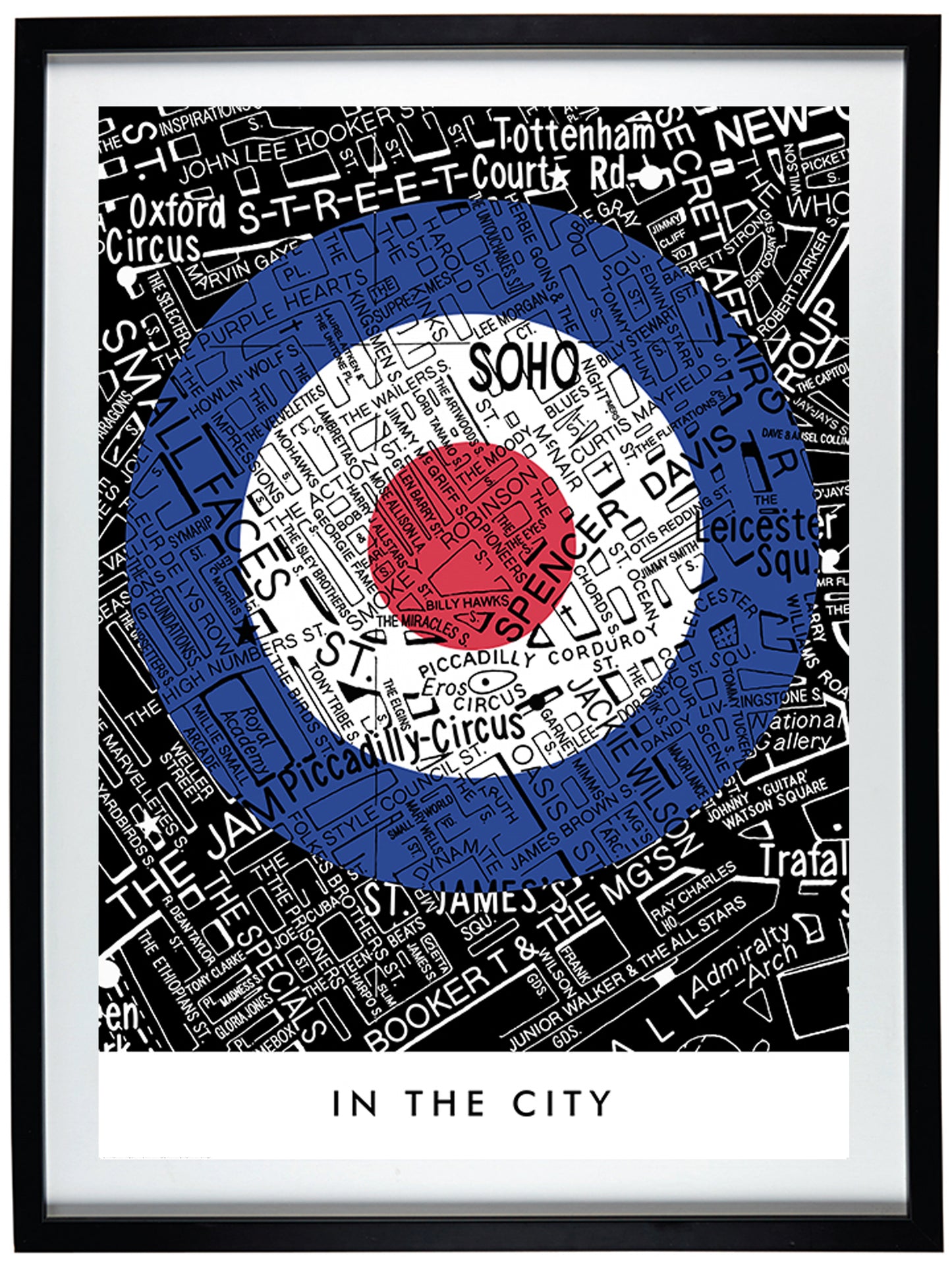 MODS 'IN THE CITY' LONDON MAP