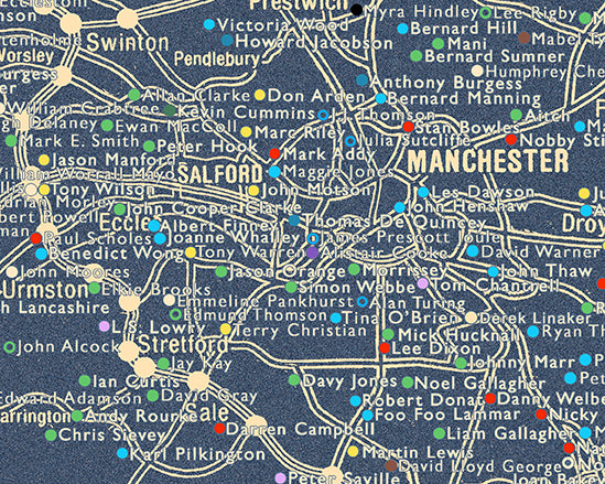 THE 'GREATEST' MANCHESTER BLUEPRINT MAP