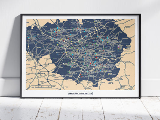 THE 'GREATEST' MANCHESTER BLUEPRINT MAP