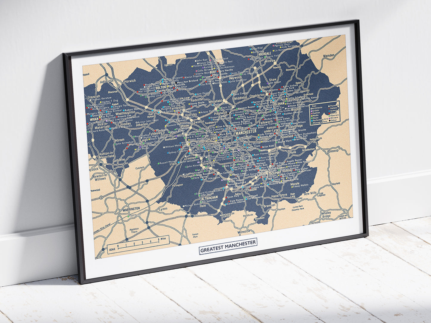 THE 'GREATEST' MANCHESTER BLUEPRINT MAP