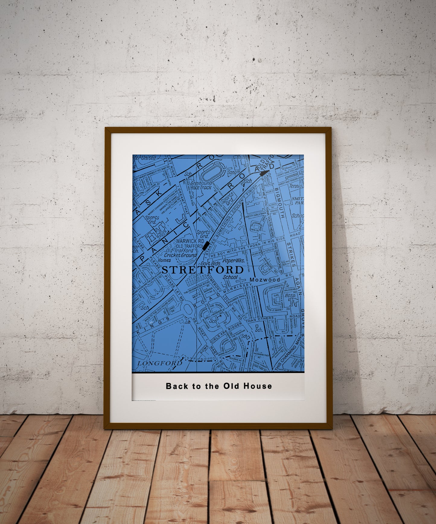 THE SMITHS 'BACK TO THE OLD HOUSE' MAP