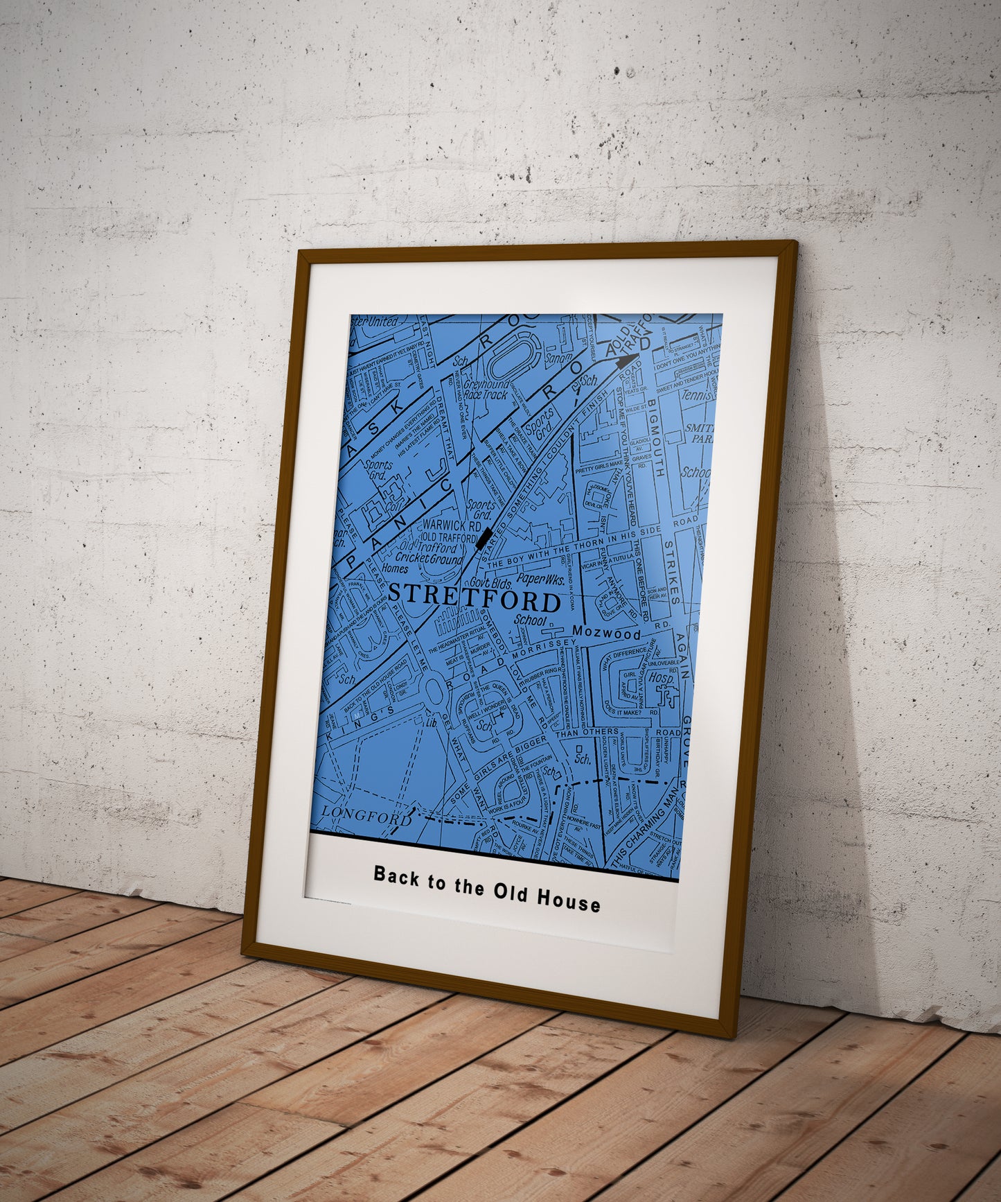 THE SMITHS 'BACK TO THE OLD HOUSE' MAP