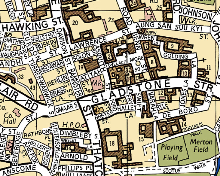 OXFORD UNIVERSITY 'GIANTS' ALUMNI MAP