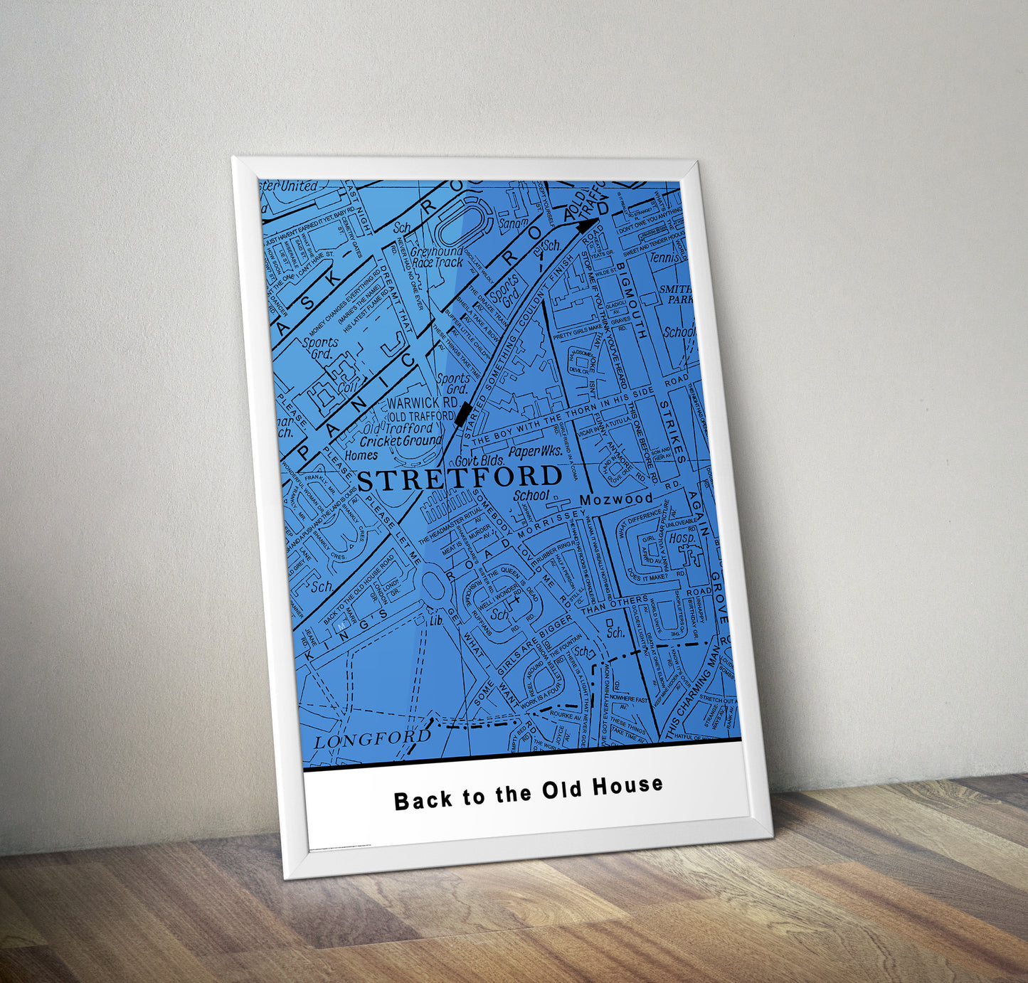 THE SMITHS 'BACK TO THE OLD HOUSE' MAP