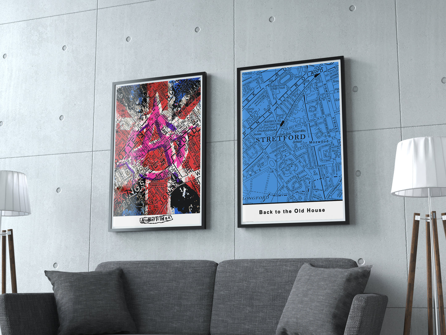 THE SMITHS 'BACK TO THE OLD HOUSE' MAP