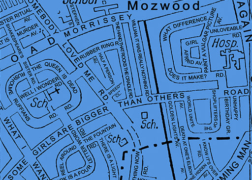 THE SMITHS 'BACK TO THE OLD HOUSE' MAP