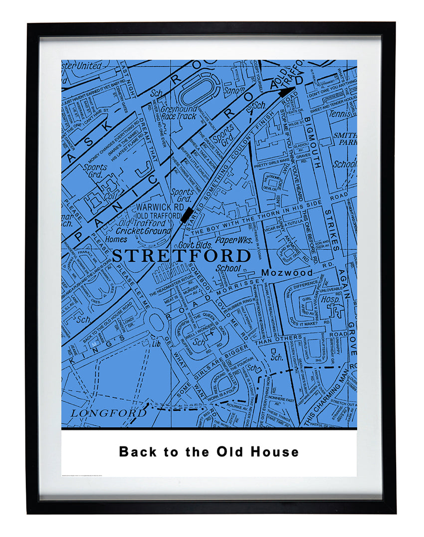 THE SMITHS 'BACK TO THE OLD HOUSE' MAP