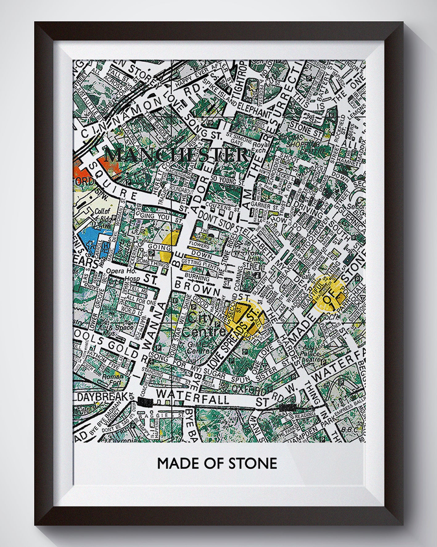 THE STONE ROSES CLASSIC ALBUM MAP
