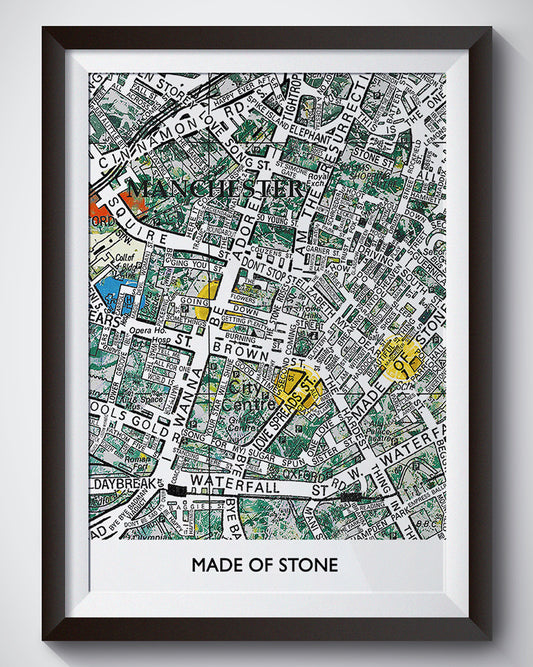 THE STONE ROSES CLASSIC ALBUM MAP