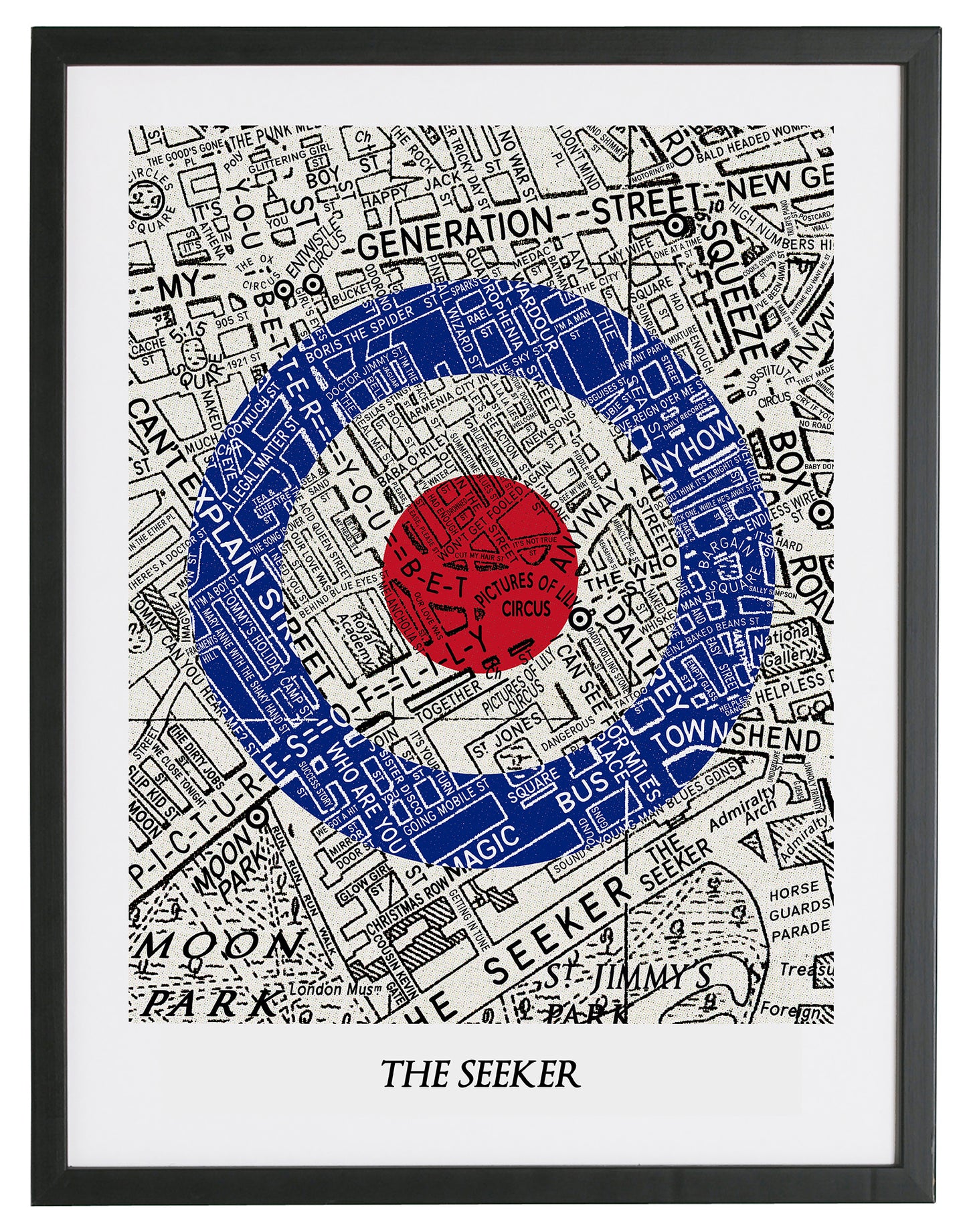 THE WHO 'THE SEEKER' MAP