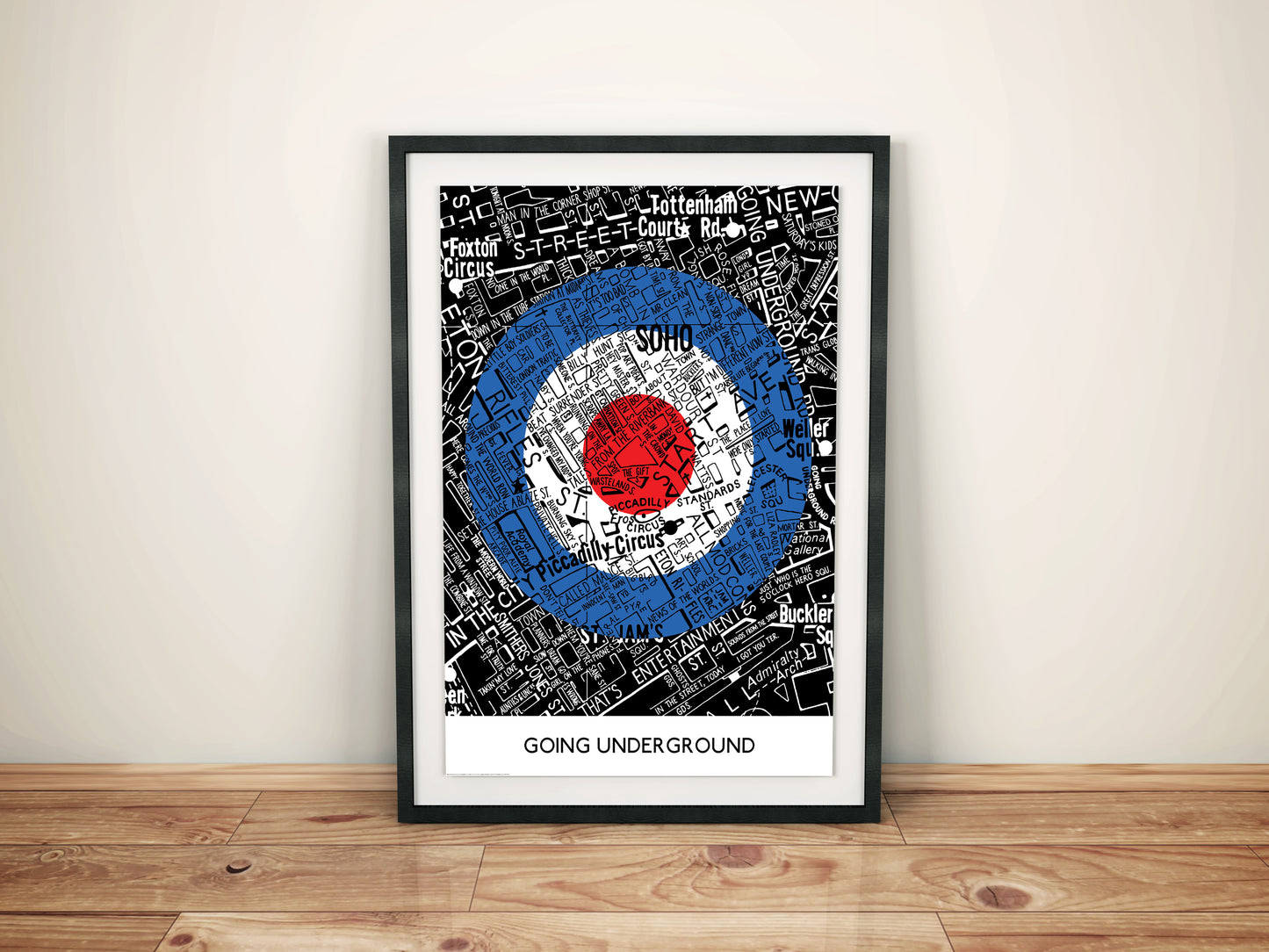 THE JAM 'GOING UNDERGROUND' MAP