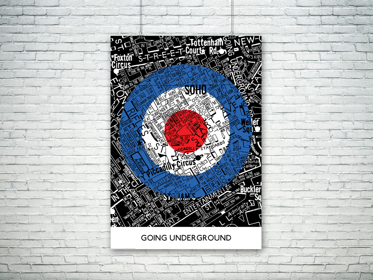 THE JAM 'GOING UNDERGROUND' MAP