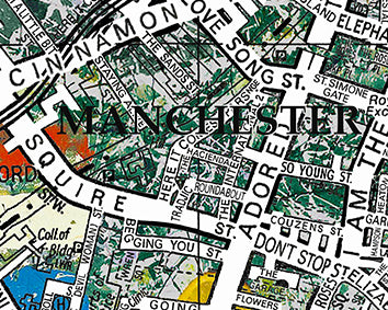 THE STONE ROSES CLASSIC ALBUM MAP