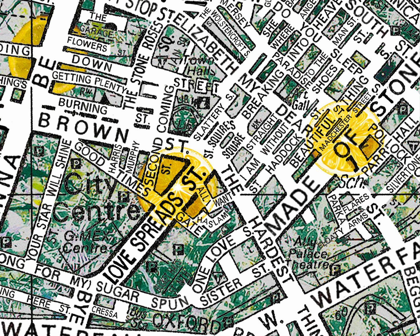 THE STONE ROSES CLASSIC ALBUM MAP