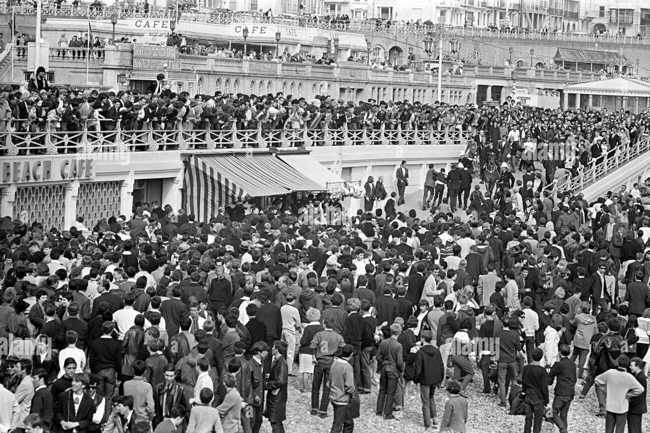 BRIGHTON 'WE ARE THE MODS' 1960's MAP